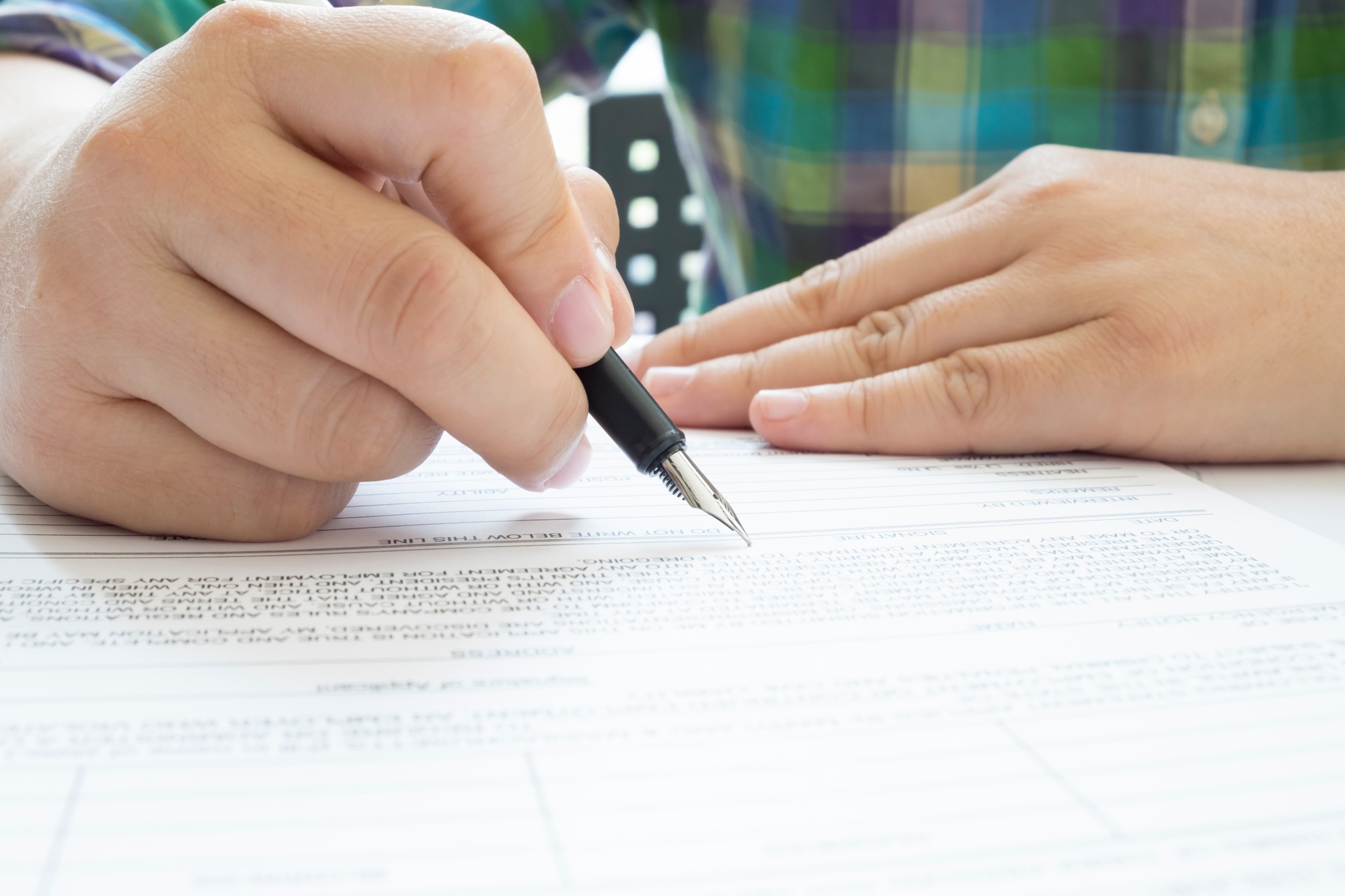 Businessman Signs A Contract